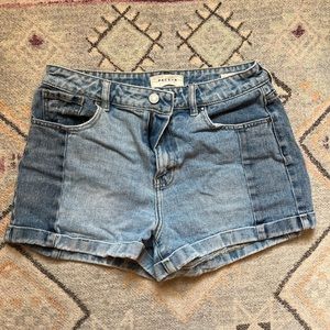 Pacsun Two-Tone Jean Shorts